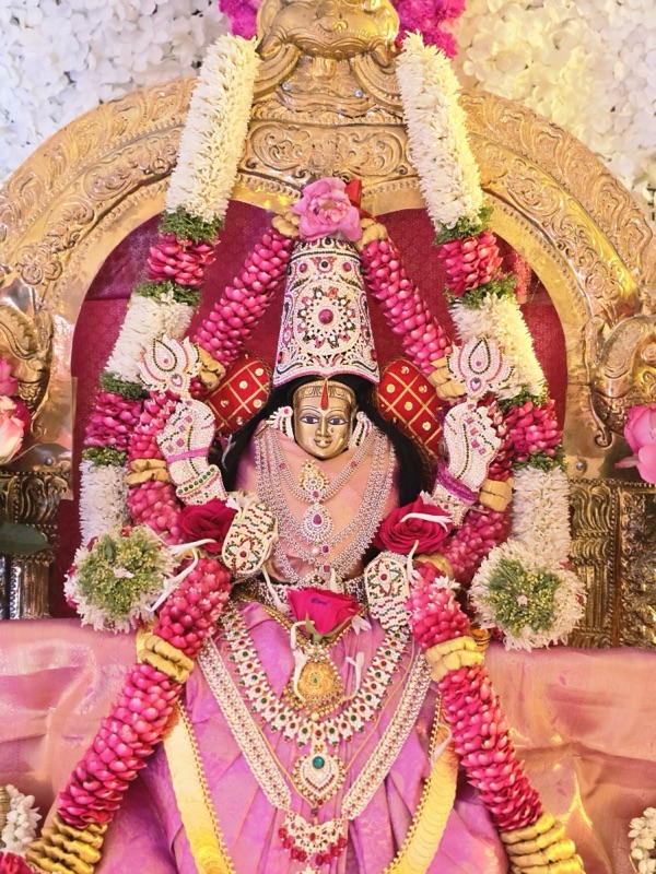 Goddess Lakshmi beautifully adorned