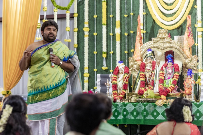Ram Parivar celebration with mandapam